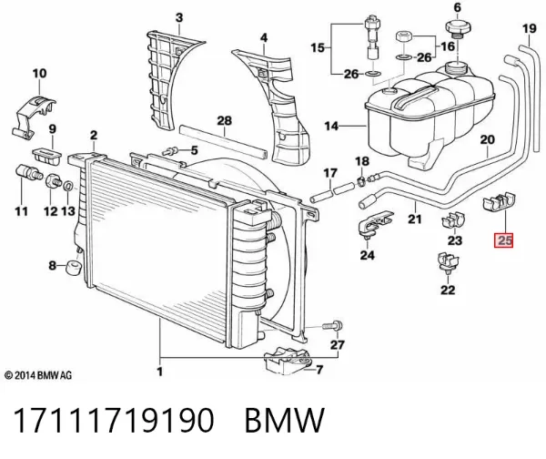  17111719190 BMW