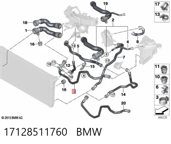  17128511760 BMW