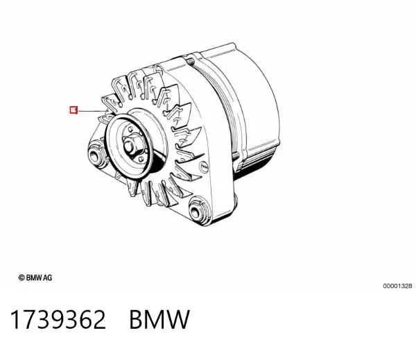 Gerador 1739362 BMW