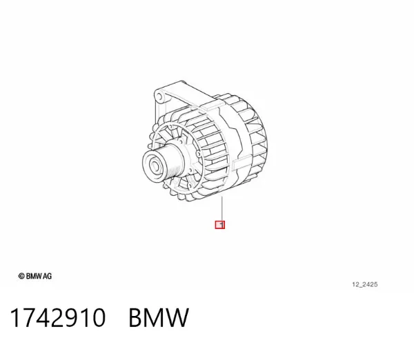 Gerador 1742910 BMW