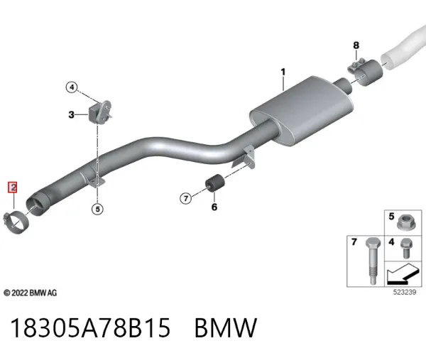  18305A78B15 BMW