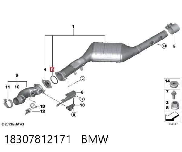 Vedante de adaptador do filtro de óleo 18307812171 BMW