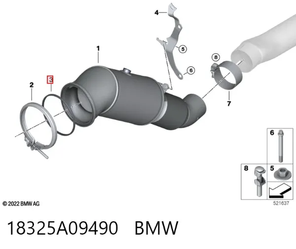  18325A09490 BMW