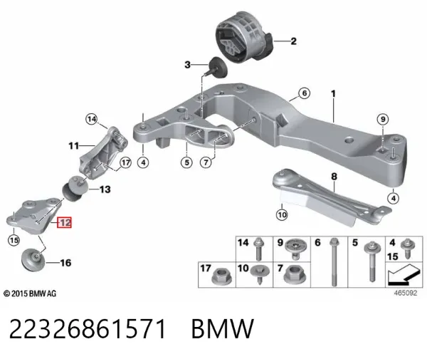  22326861571 BMW