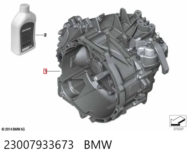 Caixa de Mudança montada (caixa mecânica de velocidades) 23007933673 BMW