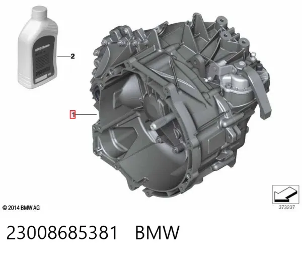 Caixa de Mudança montada (caixa mecânica de velocidades) 23008685381 BMW
