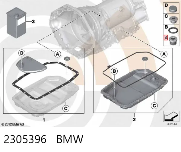 Óleo de transmissão 2305396 BMW