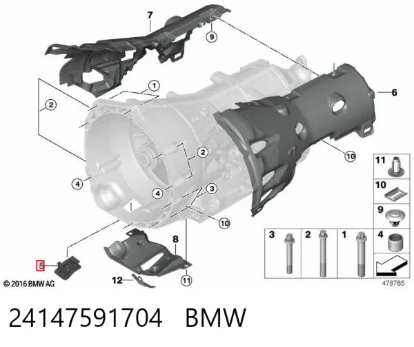 Gerador 24147591704 BMW