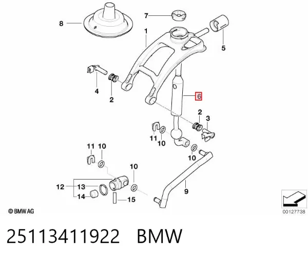 Avalanca de mudança BMW X3 E83