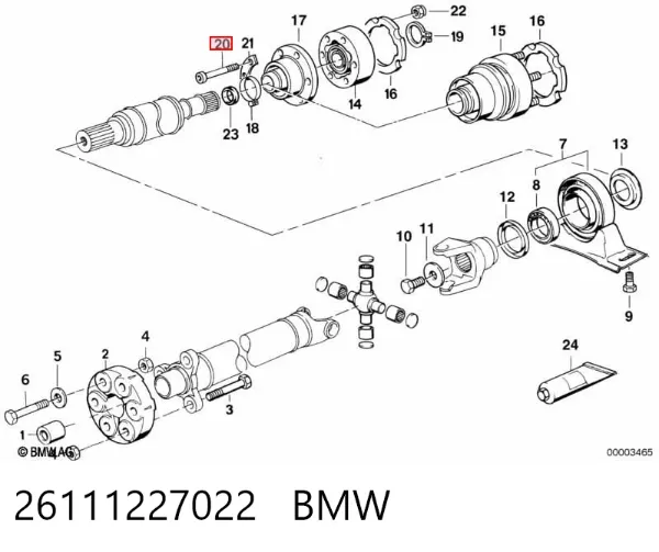  26111227022 BMW