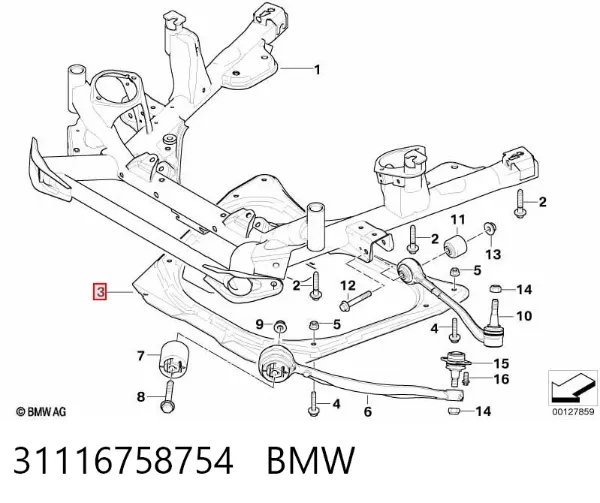 Proteção de motor, de panela (da seção de motor) BMW X5 E53