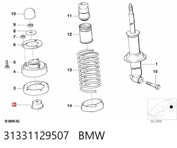 Mangueira do sistema hidráulico 31331129507 BMW