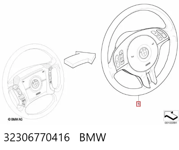 Volante 32306770416 BMW