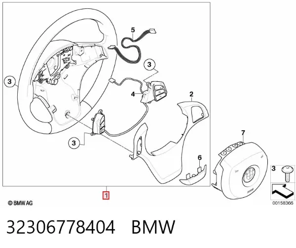 Volante 32306778404 BMW