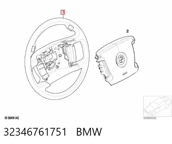 Volante 32346761751 BMW