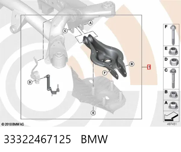  33322467125 BMW
