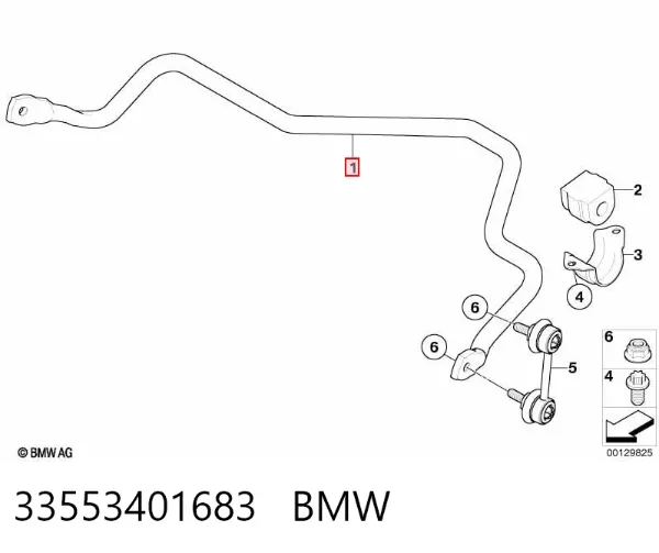 Estabilizador traseiro BMW X3 E83