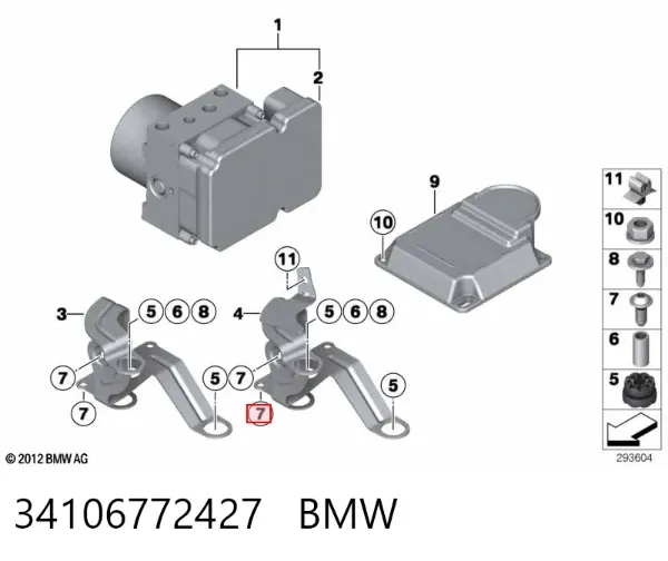  34106772427 BMW