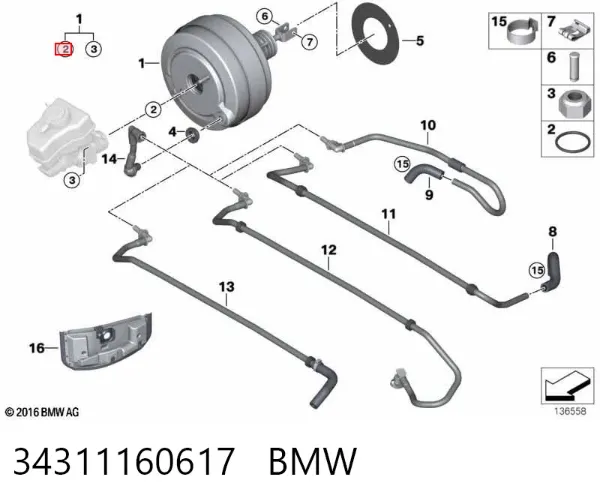  34311160617 BMW