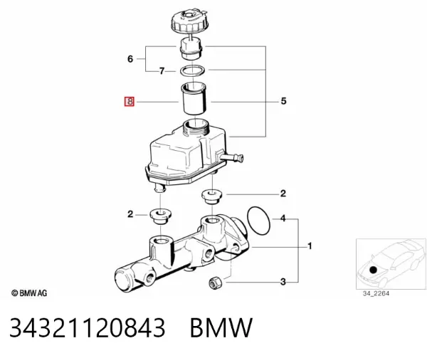  34321120843 BMW
