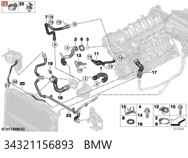  34321156893 BMW