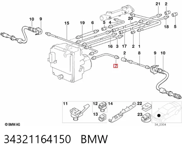  34321164150 BMW