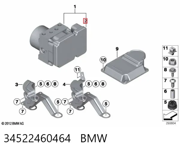  34522460464 BMW