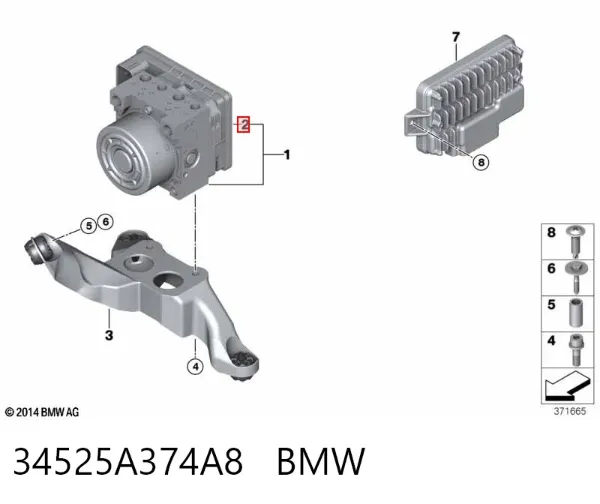  34525A374A8 BMW