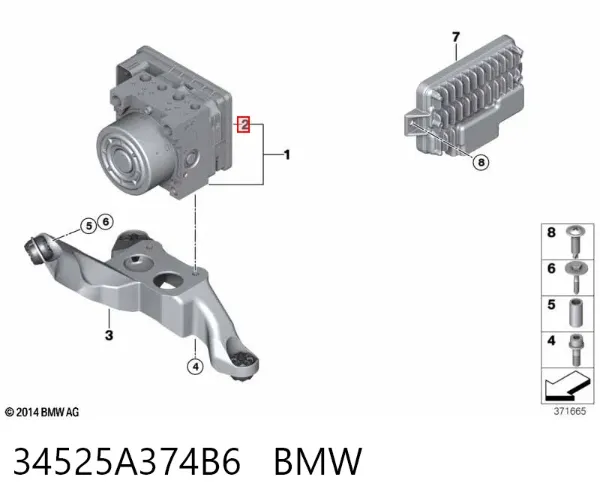  34525A374B6 BMW