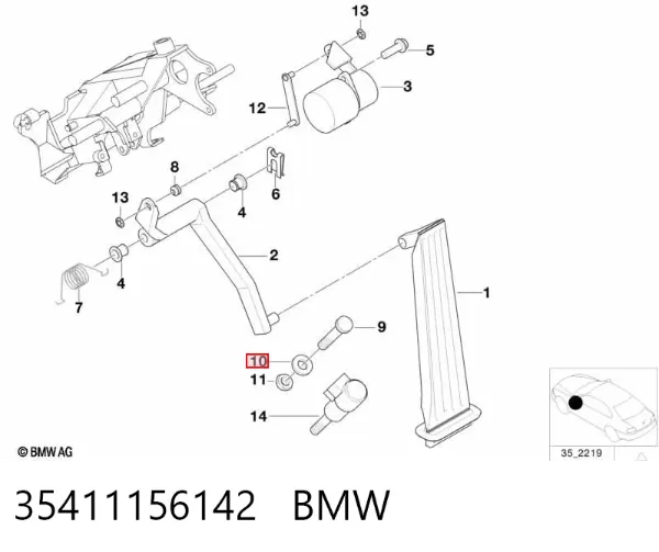  35411156142 BMW