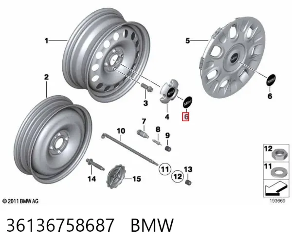  36136758687 BMW