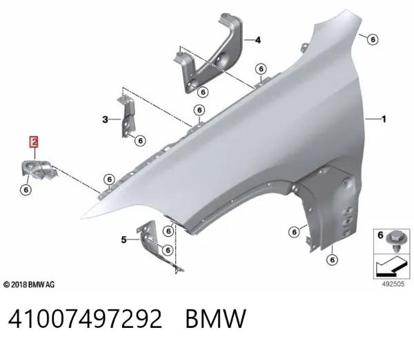  41007497292 BMW