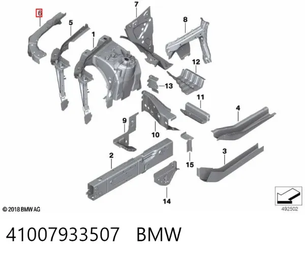 41007933507 BMW