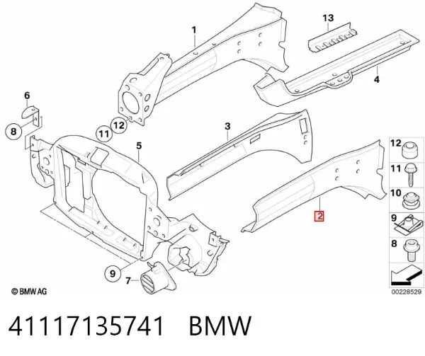  41117135741 BMW