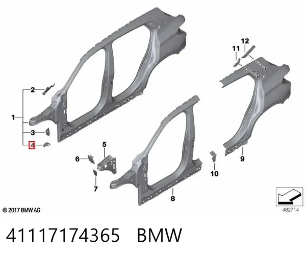  41117174365 BMW