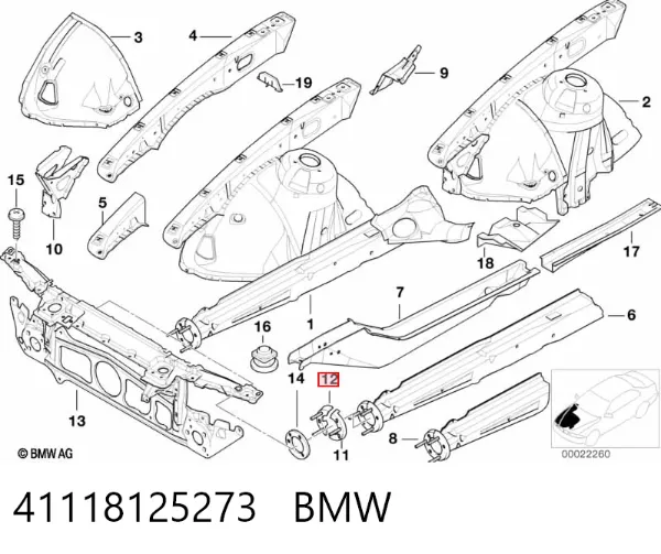  41118125273 BMW