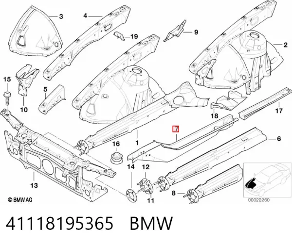  41118195365 BMW