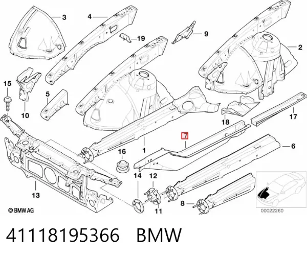  41118195366 BMW