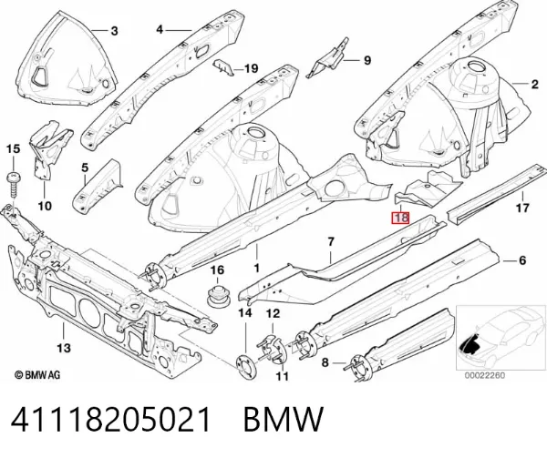  41118205021 BMW