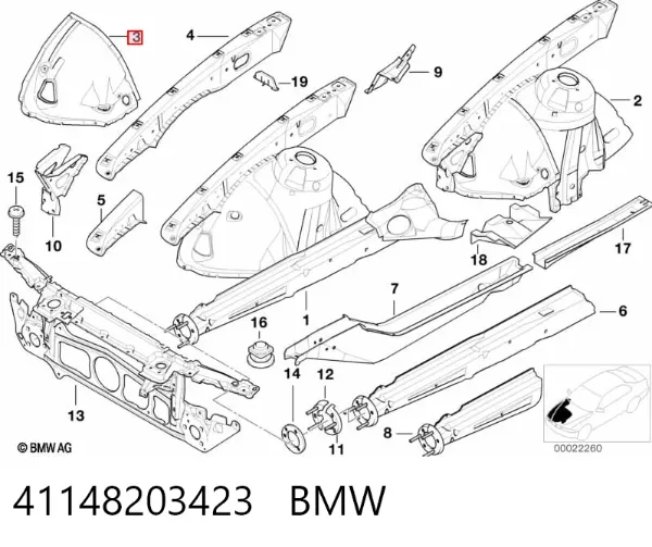  41148203423 BMW