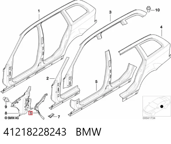  41218228243 BMW