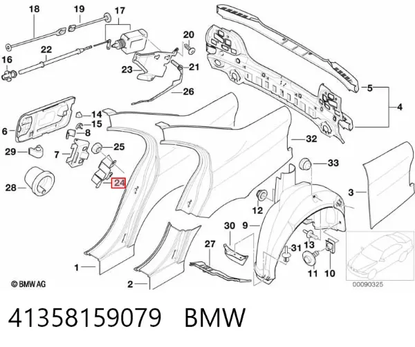  41358159079 BMW