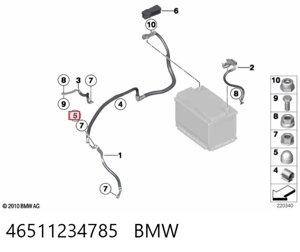 Gerador 46511234785 BMW