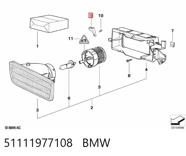  51111977108 BMW
