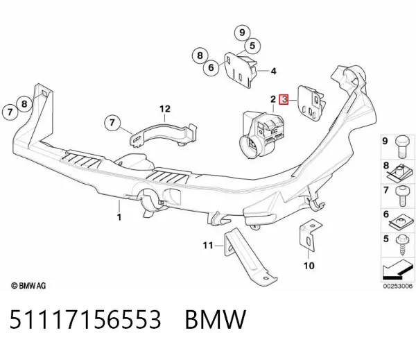  51117156553 BMW