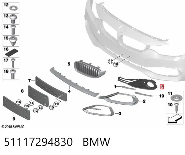  51117294830 BMW