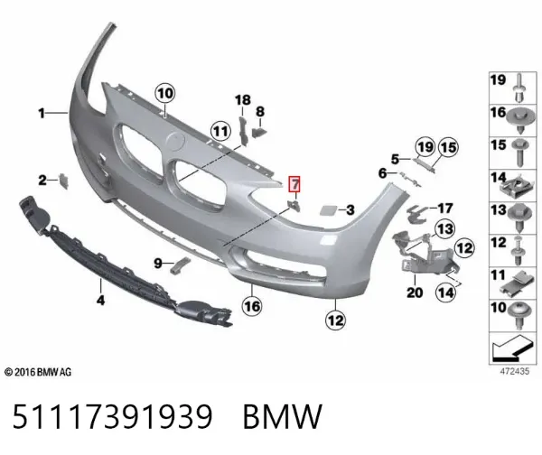  51117391939 BMW