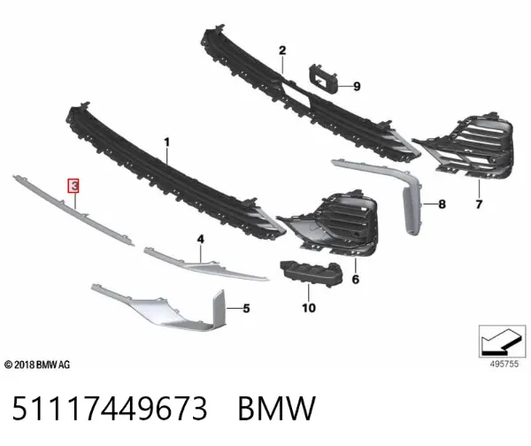  51117449673 BMW
