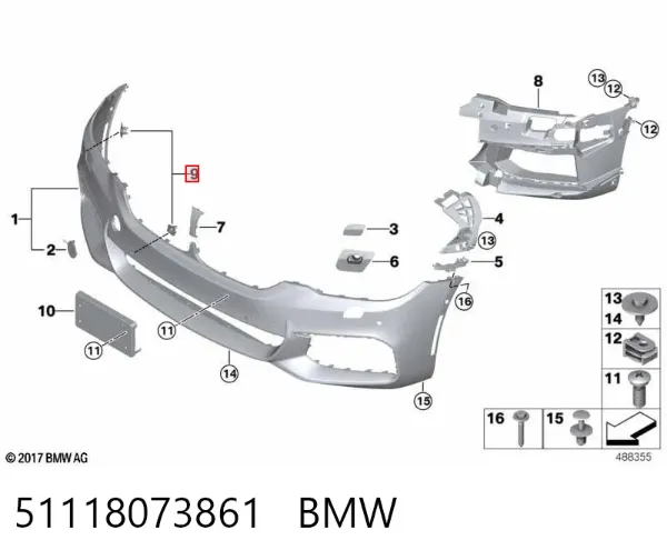  51118073861 BMW