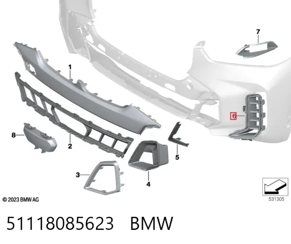  51118085623 BMW